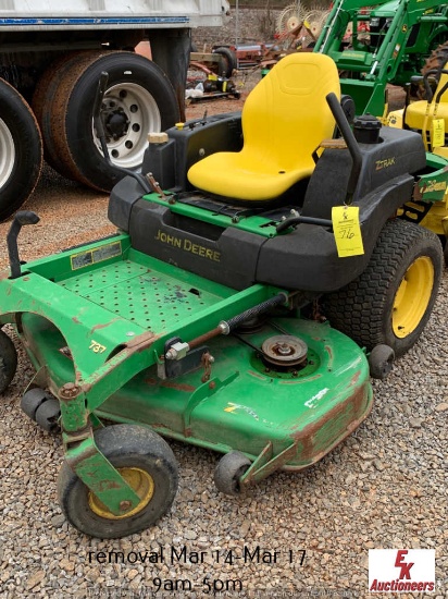 JOHN DEERE 737 ZTRAK ZERO TURN MOWER 61" CUT