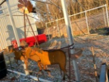 3HORSE METAL YARD ART