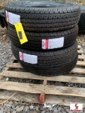 (4) UNUSED TOW STAR ST235/80R16 LOAD RANGE E TIRES