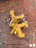 (2) STEEL CRANE CLAMPS
