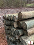 APPROX (36) PRESSURE TREATED POSTS