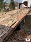 20' GOOSENECK FLATBED W/ RAMPS