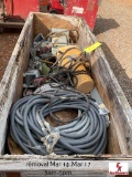CRATE OF MISC ELECTRICAL & OVERHEAD CRANE