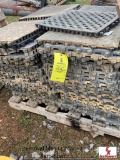 PALLET OF RUBBER SNAP TOGETHER FLOORING