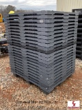 APPROX (23) FLAT PLASTIC PALLETS