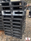 APPROX 10 PLASTIC PALLETS