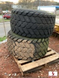 (2) FIRESTONE 21.5X16.1 TURF TIRES & RIMS
