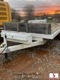 2001 20'X8' STEEL TAG-ALONG TRAILER W/ RAMPS