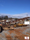 45' MATERIAL PILER BELT CONVEYOR RADIAL STACKER