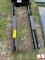 UNUSED CUTOUT SKIDSTEER PLATE.