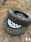 (2) HIGH RUN ST205/75D15 TIRES WITH 1 WHEEL