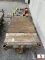 ANTIQUE STEEL WHEEL WAREHOUSE CART