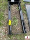 UNUSED CUTOUT SKIDSTEER PLATE.