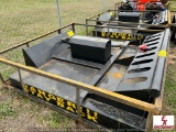 UNUSED SKIDSTEER BRUSHCUTTER.