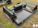 UNUSED SKIDSTEER BRUSHCUTTER.