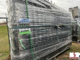 UNUSED 20' BIPARTING METAL GATE WITH SCROLL DESIGN