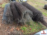 (4) ROLLS & (2) PARTIAL ROLLS OF 7' CHAIN LINK WIRE