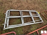 (1) UNUSED 8' GALVANIZED GATE