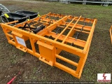 UNUSED LAND HONOR SKIDSTEER HAY BALE GRAPPLING HOOK