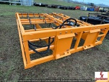 UNUSED LAND HONOR SKIDSTEER HAY BALE GRAPPLING HOOK