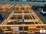 UNUSED LAND HONOR SKIDSTEER HAY BALE GRAPPLING HOOK
