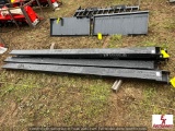 (1) UNUSED 10' 6600LB FORK EXTENSION SET