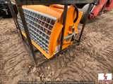 UNUSED SKIDSTEER DOUBLE DISCHARGE CONCRETE MIXER