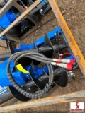 UNUSED AGROTK SKIDSTEER HD AUGER W/ 3BITS