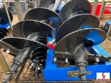 UNUSED AGROTK SKIDSTEER HD AUGER W/ 3BITS
