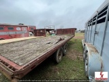 1992 CHEROKEE  20' FLATBED GOOSENECK