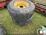 (2) TURF TIRES