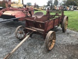 COCKSHUTT #5 STEEL WHEEL MANURE SPREADER