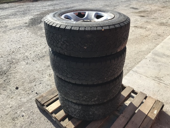 LT245/70R17 TIRES AND WHEELS