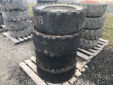 33X12-20 SOLID TIRES AND WHEELS