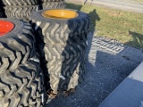 10-16.5 TIRES ON CATERPILLAR WHEELS