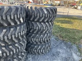 12-16.5 TIRES ON CATERPILLAR WHEELS