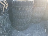 12-16.5 TIRES ON CATERPILLAR WHEELS