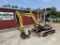 2015 YANMAR VIO27-5 MINI EXCAVATOR