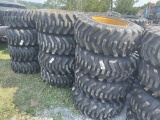 12-16.5 TIRES ON CATERPILLAR WHEELS