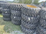12-16.5 TIRES ON CATERPILLAR WHEELS