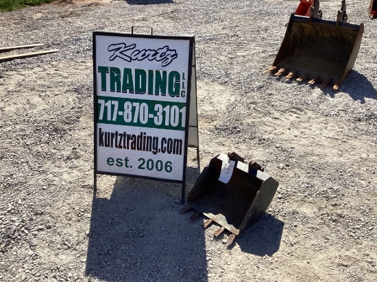 KUBOTA K7865A 12" PIN ON BUCKET