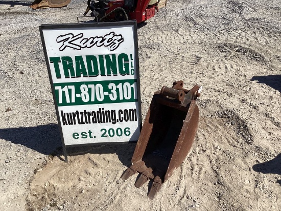 BRADCO 12" PIN ON BUCKET