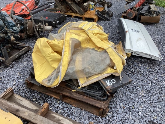 BOBCAT SIDE GLASS FRAMES AND SOFT CAB