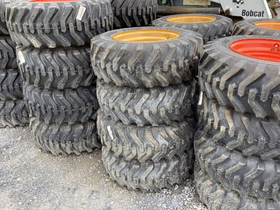 10-16.5 TIRES ON CATERPILLAR WHEELS