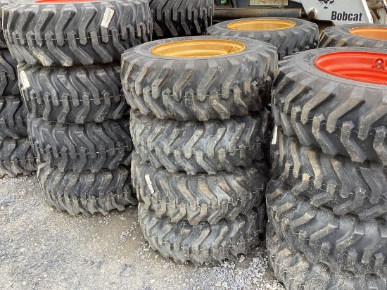 10-16.5 TIRES ON CATERPILLAR WHEELS
