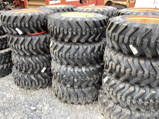 12-16.5 TIRES ON CATERPILLAR WHEELS
