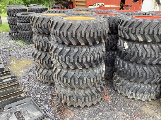 12-16.5 TIRES ON CATERPILLAR WHEELS