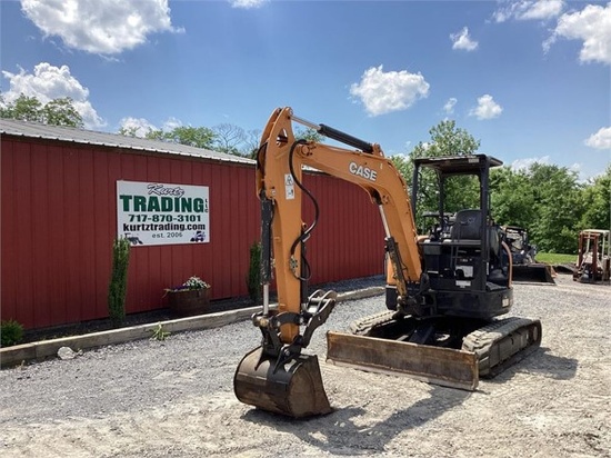 2018 CASE CX37C MINI EXCAVATOR