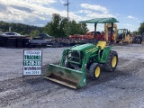 2015 JOHN DEERE 3032E COMPACT TRACTOR