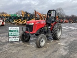 2015 MASSEY FERGUSON 2606H FARM TRACTOR